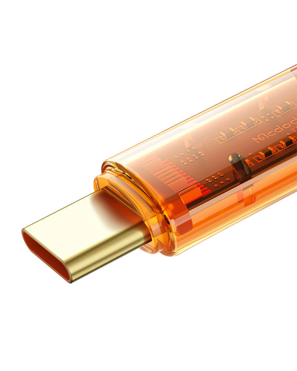 Кабель USB - USB-C, Mcdodo CA-2091, 6A, 1.2 м (оранжевый)