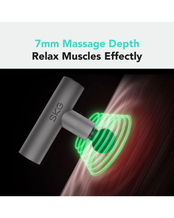 SKG F3 Lite massage gun for the whole body - silver