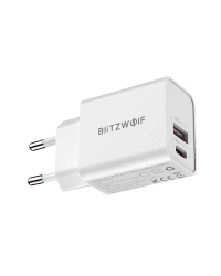 Wall Charger Blitzwolf BW-S20, USB, USB-C, 20W (white) 