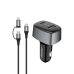 Dudao car charger USB / USB Typ C Power Delivery (60 W) Quick Charge 4.0 (22,5 W) black (R7XS black)