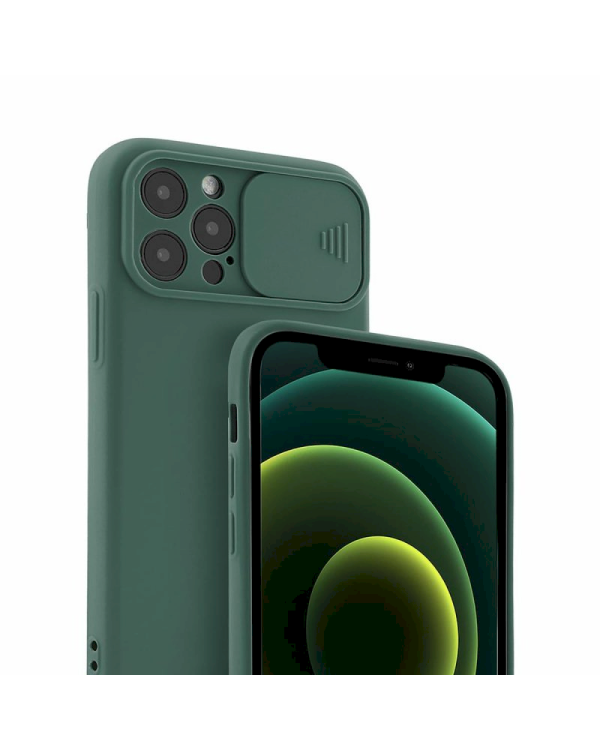 Fusion Camera Protect силиконовый чехол для Samsung A526 / A525 / A528 Galaxy A52 5G / A52 4G / A52s зеленый
