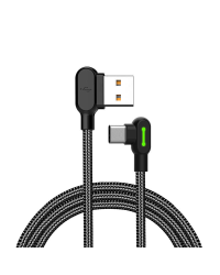USB to USB-C cable Mcdodo CA-5280 LED, 1.2m (black)
