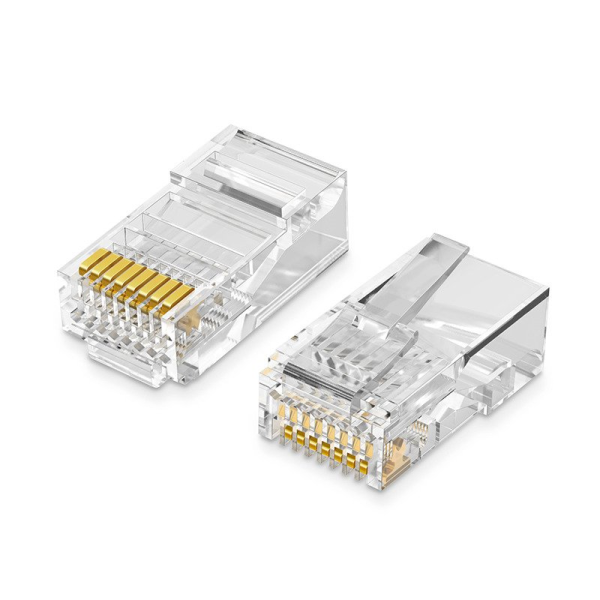 UGREEN Ethernet, RJ45 Plug, 8P/8C, Cat.5/5e, UTP (50pcs.) UGREEN Ethernet, RJ45 Plug, 8P/8C, Cat.5/5e, UTP (50pcs.)