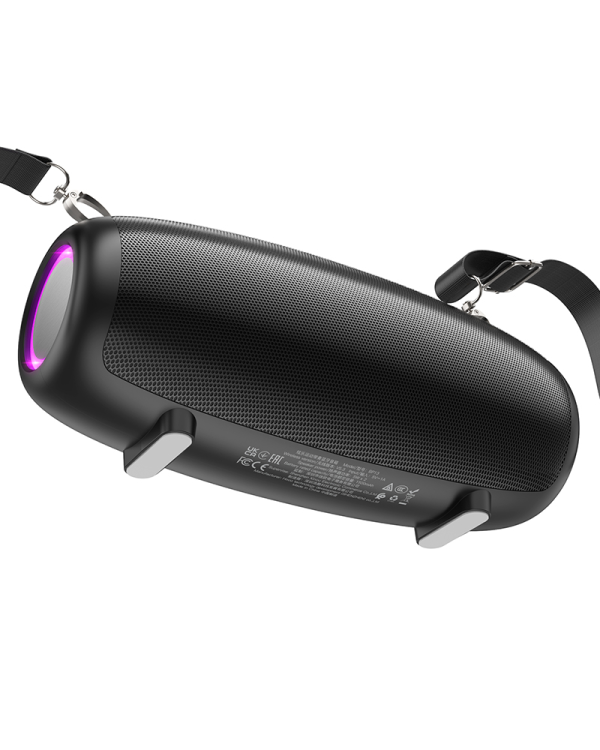 Портативная Bluetooth колонка Borofone BP13 Dazzling с микрофоном черная