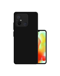 Fusion soft matte силиконовый чехол для Xiaomi Redmi 12C черный