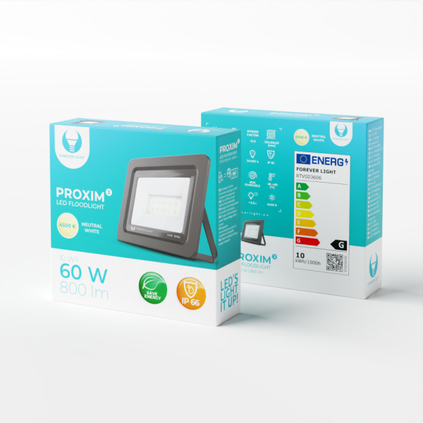 Прожектор светодиодный PROXIM II 10W |4500K| IP66 Forever Light