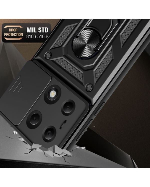 TECH-PROTECT CAMSHIELD PRO XIAOMI REDMI NOTE 13 PRO 5G | POCO X6 5G ЧЕРНЫЙ