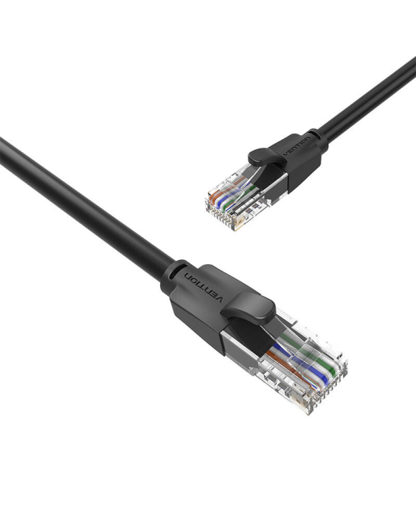 Сетевой кабель UTP категории 6 Vention IBEBN 15 м черный