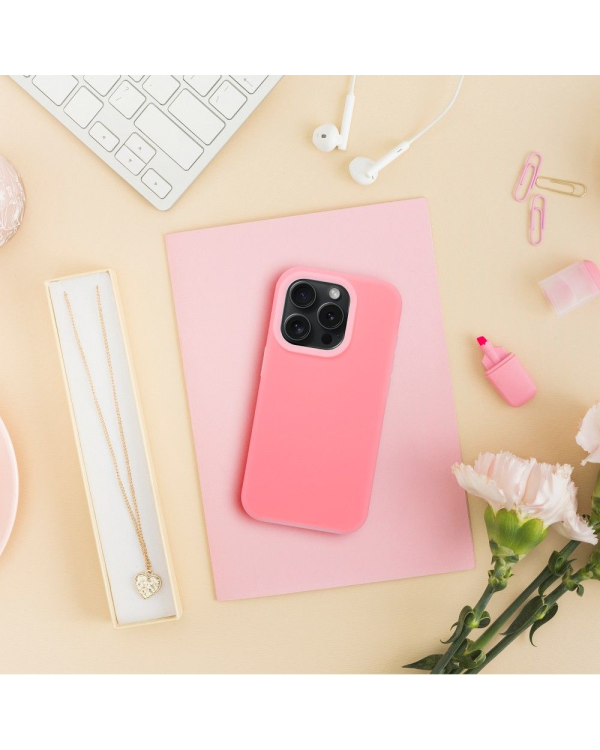 Fusion Candy Силиконовый чехол для Apple iPhone 16 Pro розовый