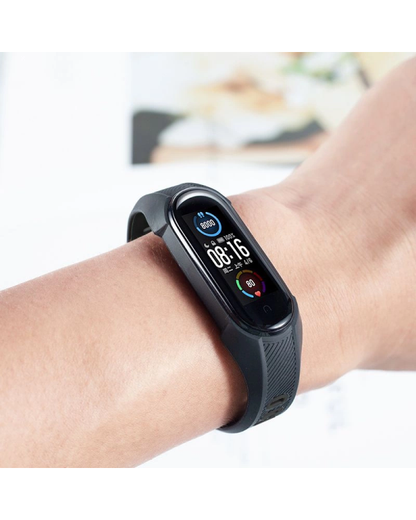 Дополнительное изображение книги «Tech-Protect Armor strap for Xiaomi Mi Smart Band 5 | 6 | 6 NFC - black and red»