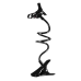 Universal cell phone lazy tube clip holder with flexible long arm black