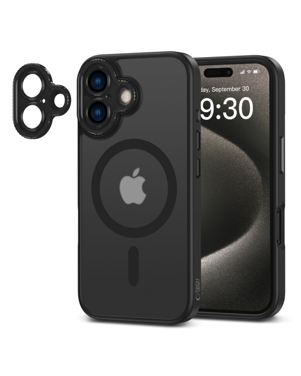 TECH-PROTECT MAGCAM MAGSAFE IPHONE 16 МАТОВЫЙ ЧЕРНЫЙ
