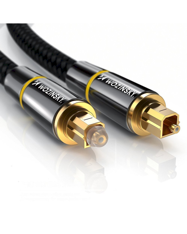 Дополнительное изображение книги «Wozinsky digital optical audio fiber cable Toslink SPDIF 3m black (WOPT-30)»