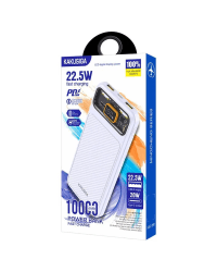 KAKUSIGA KSC-890 power bank 10000mAh | 2 x USB | 22.5W белый