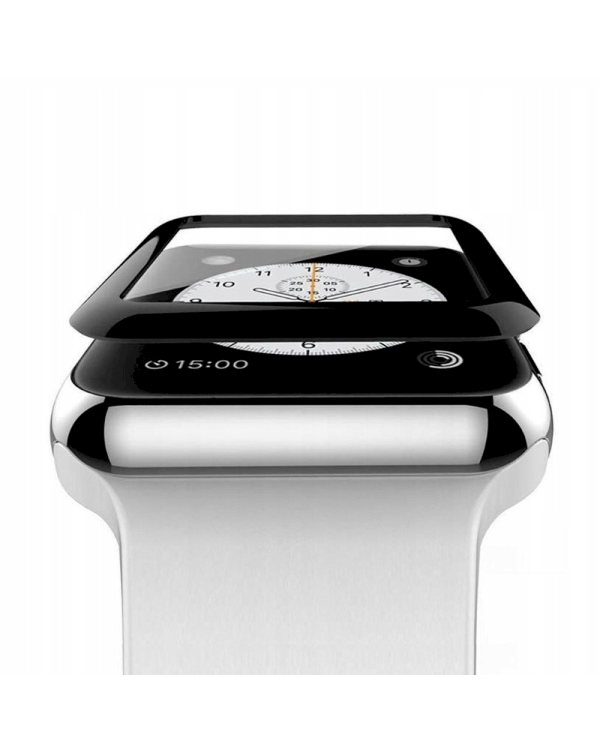 Fusion Full Glue 5D Tempered Glass Защитное стекло для экрана Apple Watch 4 / 5 / 6 / SE 44 mm Черное