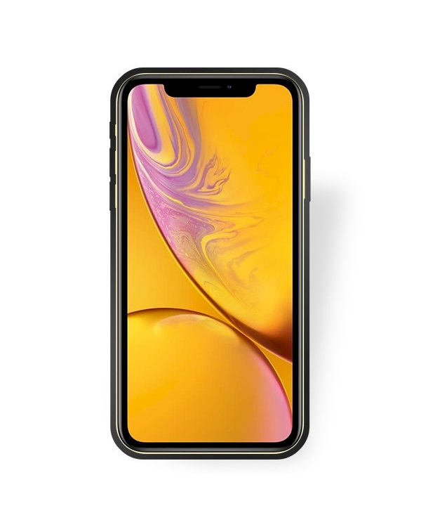 Fusion elegance fibre прочный силиконовый чехол для Apple iPhone XR черный