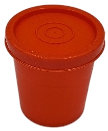 Круглый контейнер для хранения продуктов Cello Max Fresh | 100 мл | красный