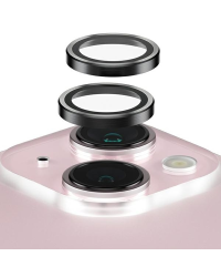 PanzerGlass Hoops Camera iPhone 15 6.1" | 15 Plus 6.7" czarny|black 1138 camera lens protector hoop optic rings