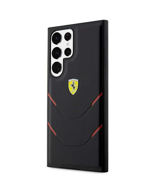 Ferrari FEHCS23LPBAK S23 Ultra S918 czarny|black hardcase Hot Stamp Lines