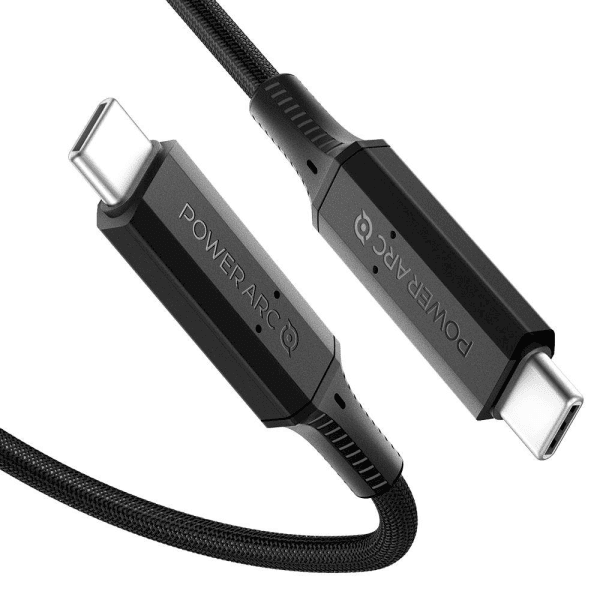 Обложка книги «SPIGEN PB1800 POWERARC TYPE-C CABLE PD100W / 2A 100CM BLACK»