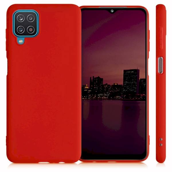Fusion elegance fibre прочный силиконовый чехол для Samsung A125 Galaxy A12 красный