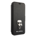 Обложка книги «KLFLBKP12MIKMSBK Karl Lagerfeld Saffiano Iconic Book Case for iPhone 12/12 Pro 6.1 Black»
