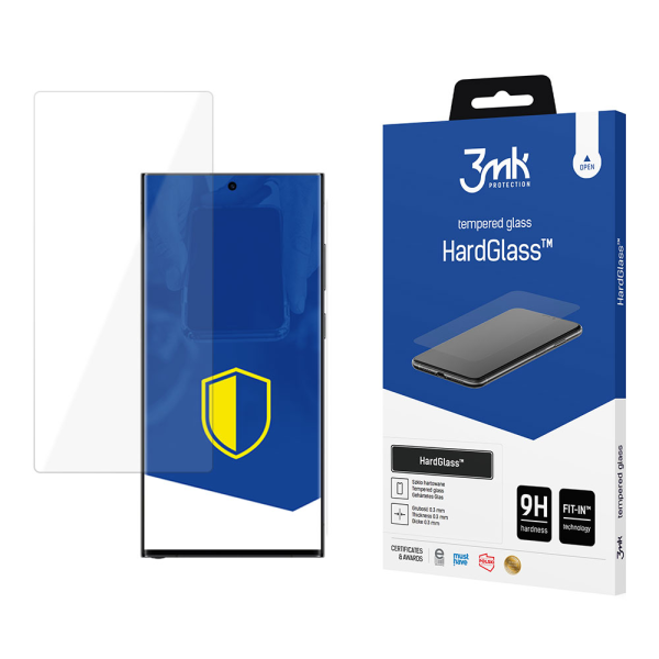Обложка книги «Samsung Galaxy S24 Ultra - 3mk HardGlass™ screen protector»
