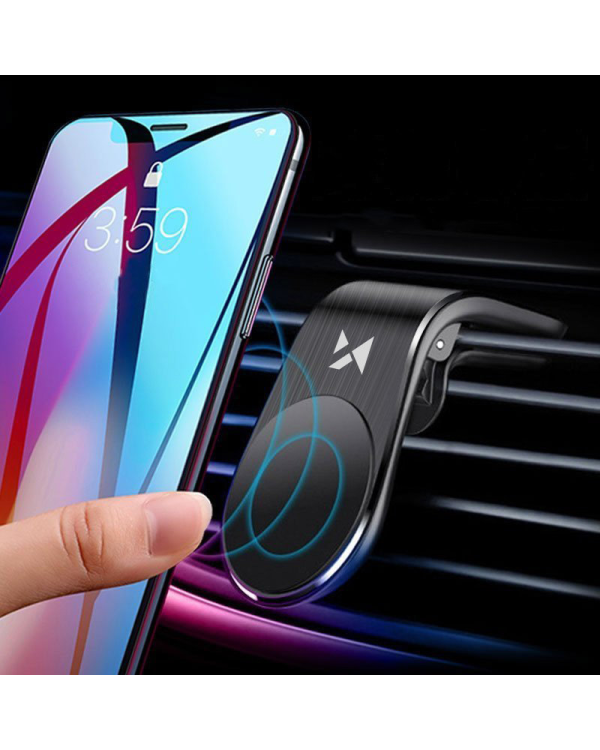 Wozinsky magnetic phone holder on the ventilation grille black (WCH-02)