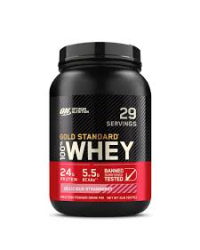 Optimum Nutrition Gold Standard 100% Whey сывороточный протеин - Клубничный крем 900 g