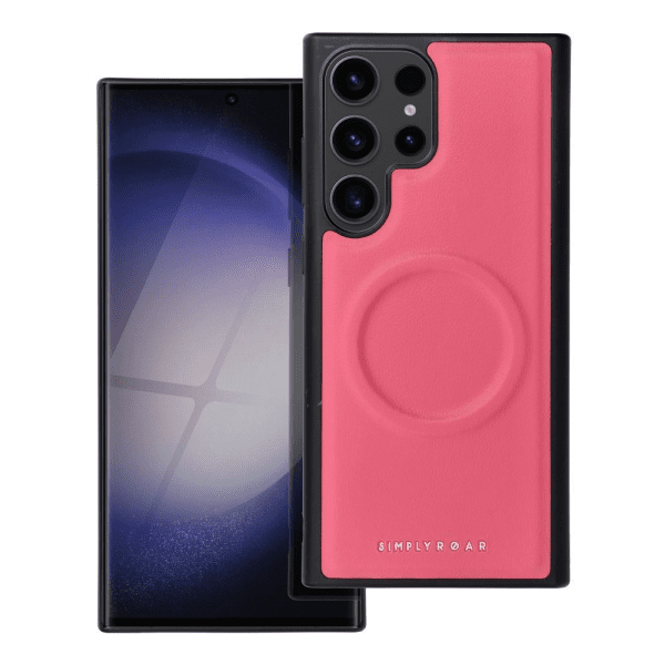 Roar Mag Morning Силиконовый задний чехол для Samsung S918B Galaxy S23 Ultra 5G розовый