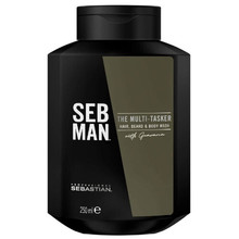 SEB MAN The Multitasker Hair, Beard & Body Wash - Шампунь для волос, бороды и тела