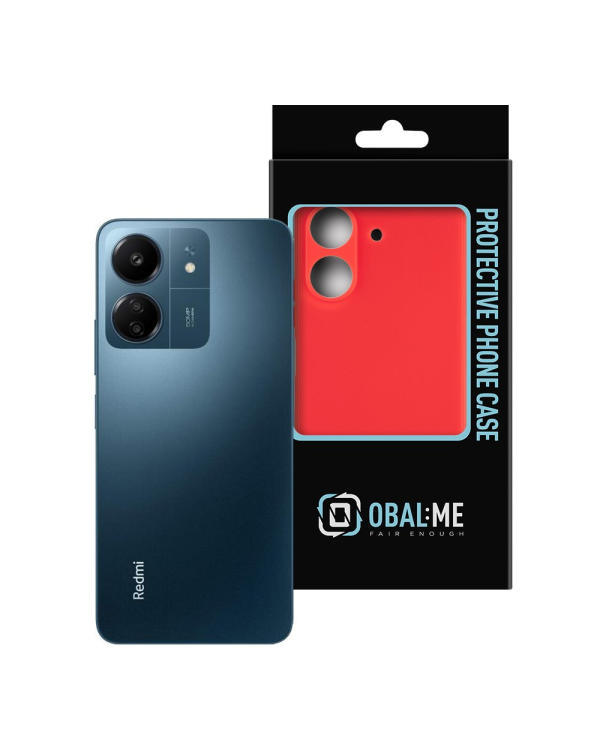 OBAL:ME Matte TPU Case for Xiaomi Redmi 13C 4G|Poco C65 Red