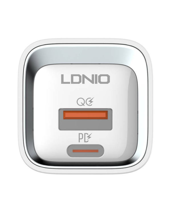 Wall charger LDNIO A2318C USB, USB-C 20W + USB-C Cable