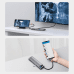 Дополнительное изображение книги «Концентратор 11in1 Baseus Metal Gleam Series, USB-C - 3x USB 3.0 + 2x HDMI + USB-C PD + Ethernet RJ45 + microSD|SD + VGA + AUX»