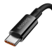Кабель USB do USB-C Baseus Superior100W 1м (черный)