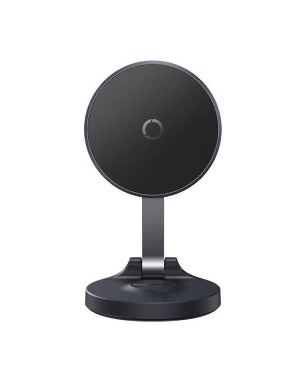 Magnetic Desktop Phone Stand Baseus MagPro self-adhesive (black)