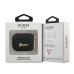 Guess case for AirPods Pro GUAPSASMK black Saffiano Script Metal Collection
