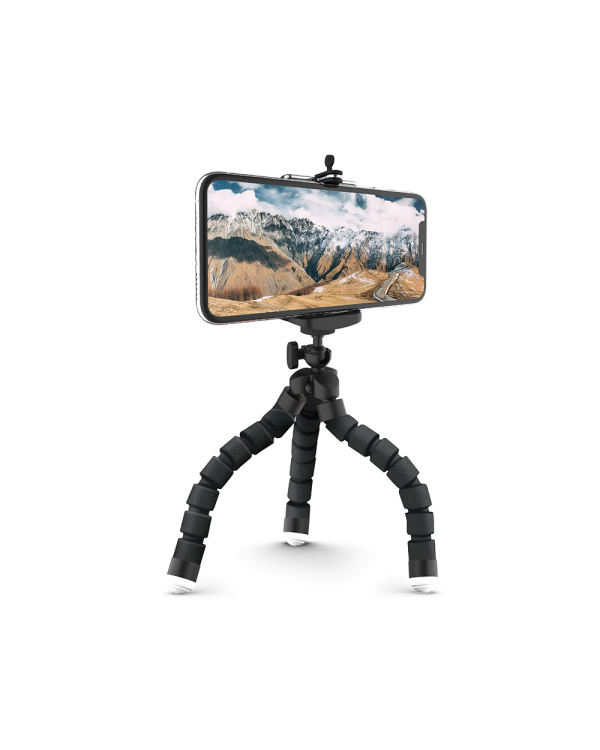 Fusion Tripod Гибкий штатив держатель для телефона черный