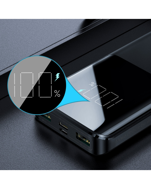 Joyroom power bank 15W 10000mAh PD QC3.0 AFC black (JR-T013)