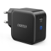 Обложка книги «Choetech travel wall charger GaN USB Type C 60W Power Delivery + USB Type C - USB Type C cable 1,8m black (Q6006)»