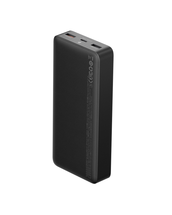 Powerbank Baseus Bipow, 20000mAh, 2x USB, USB-C, 25W (black)