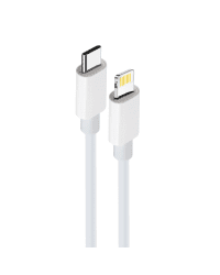 Maxlife MXUC-05 cable USB-C - Lightning 1,0 m 20W white
