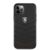 Обложка книги «FEHQUHCP12MBK Ferrari Off Track Leather Quilted Hard Case for iPhone 12/12 Pro 6.1 Black»