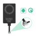 Дополнительное изображение книги «Choetech Adapter for Wireless Charging Qi USB Type C Induction Insert black (WP-TYPEC)»