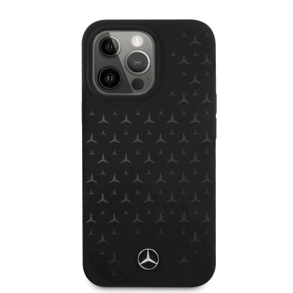 Обложка книги «MEHCP13XSIPBK Mercedes Liquid Silicone Case for iPhone 13 Pro Max Black»