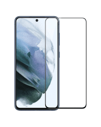 Reals full glue 5D  защитное стекло для экрана Samsung G990 Galaxy S21 FE черное