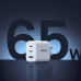 Ugreen fast wall charger 2x USB Type C | USB 65W PD3.0, QC3.0 | 4.0 + white (CD275)