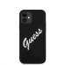 Обложка книги «GUHCP12SLSVSBW Guess Silicone Vintage Script Cover for iPhone 12 mini 5.4 Black»