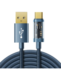 Joyroom USB cable - USB Type C for charging | data transmission 3A 2m blue (S-UC027A20)