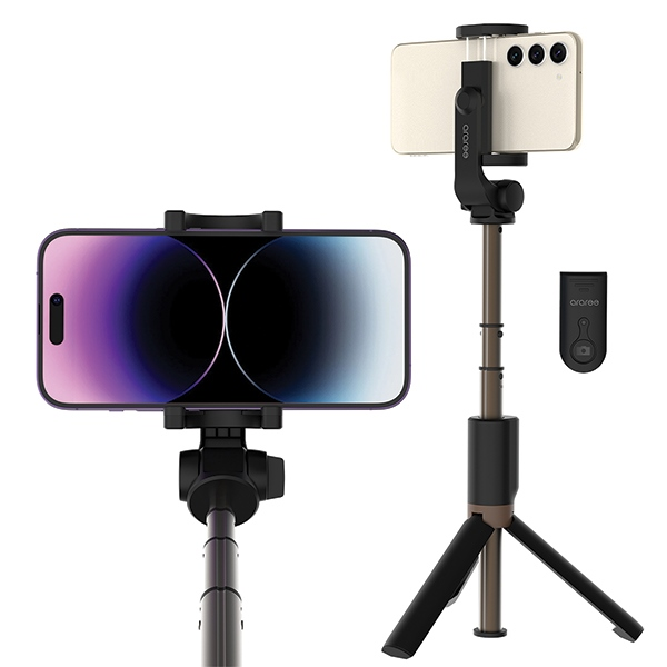 Araree Selfie Stick Bluetooth Selfie штатив для телефона черный
